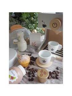 Fa játék kávéfőző szett Jabadabado