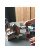 49 darabos fa építőkocka készlet - Macis, Jabadabado