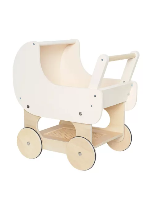 Játék babakocsi fából Jabadabado