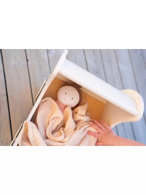 Játék babakocsi fából Jabadabado