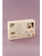 Első autós készletem tároló zsákkal, natúr színű Jabadabado