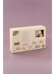   Első autós készletem tároló zsákkal, natúr színű Jabadabado