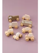 Első autós készletem tároló zsákkal, natúr színű Jabadabado