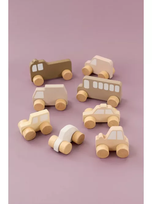 Első autós készletem tároló zsákkal, natúr színű Jabadabado