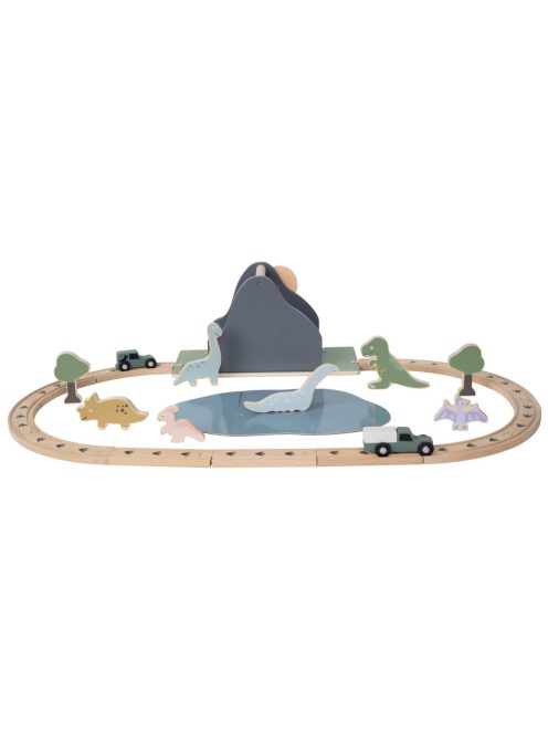 Fa játékkészlet autópályával, A dinoszauruszok világa Jabadabado