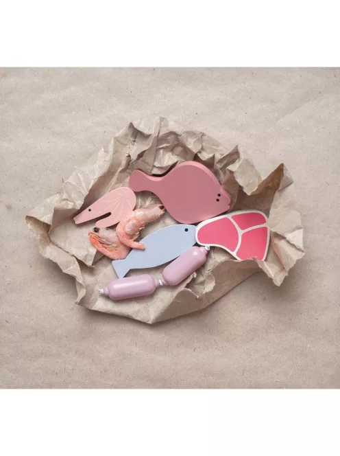 Piaci stand fából 28 kiegészítővel Jabadabado