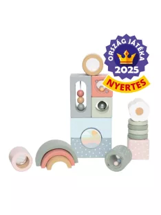 Interaktív építőkészlet fából Jabadabado