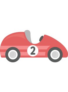 Egyedi forma keksz, Versenyautó (vajas keksz)