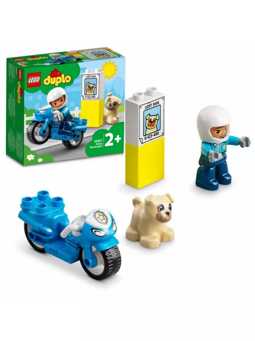 Lego Duplo Rendőrségi motorkerékpár