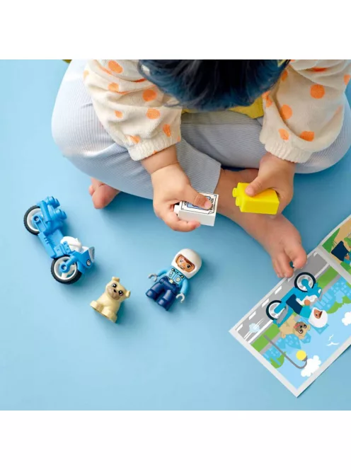 Lego Duplo Rendőrségi motorkerékpár