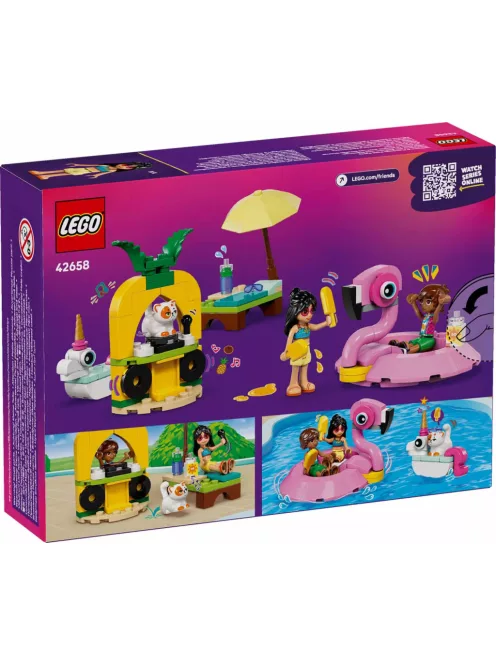 Lego Friends 42658 Medencés buli flamingóval és egyszarvúval