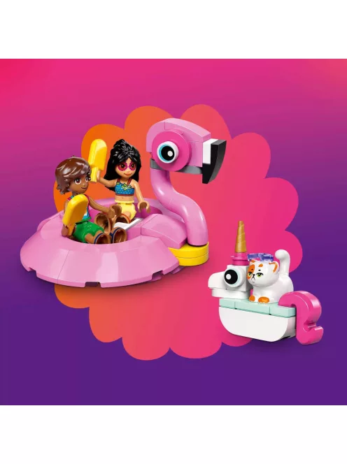 Lego Friends 42658 Medencés buli flamingóval és egyszarvúval