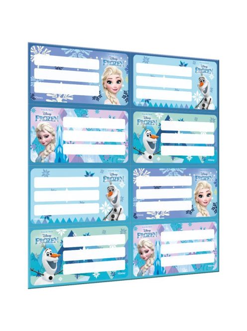 Füzetcímke íves Frozen Mix Lizzy Card