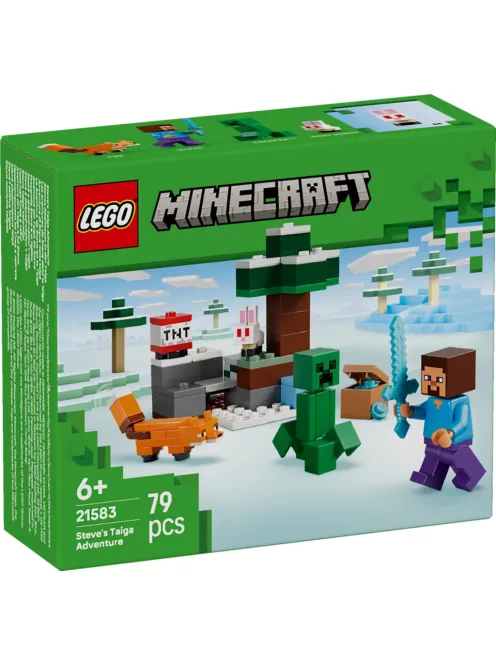 Lego Minecraft 21583 Steve tajgai kalandjai