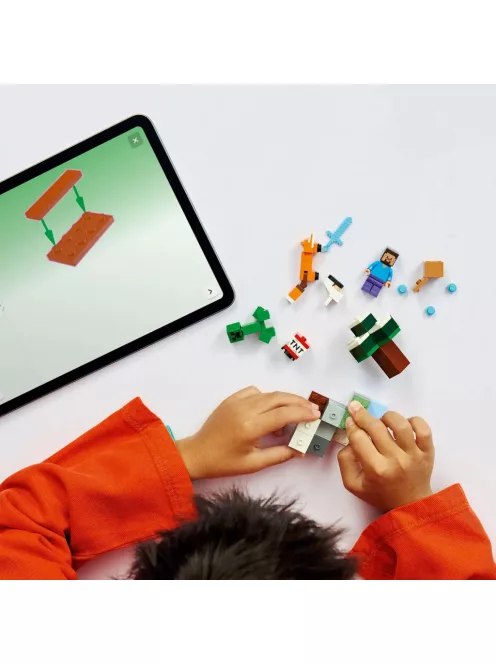 Lego Minecraft 21583 Steve tajgai kalandjai