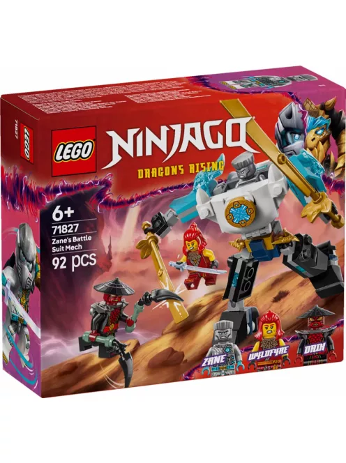 Lego Ninjago 71827 Zane harci robotöltözéke