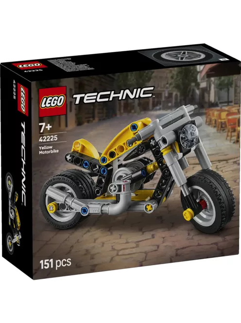 Lego Technic 42225 Sárga Motorkerékpár 