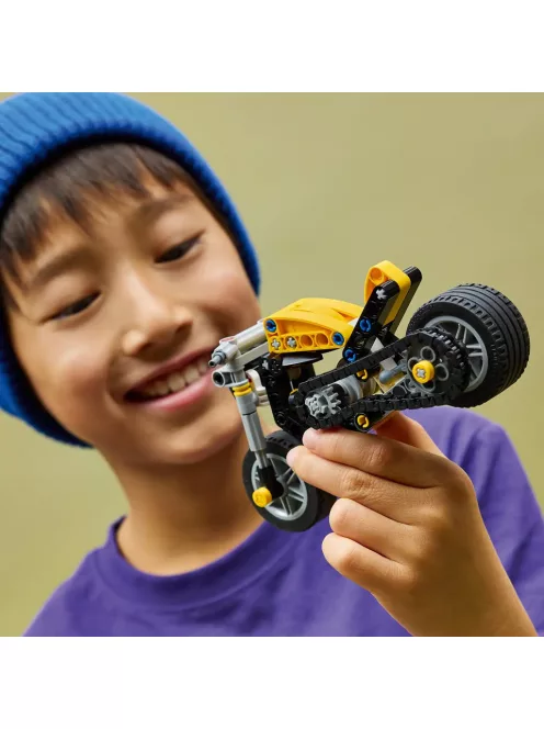 Lego Technic 42225 Sárga Motorkerékpár 