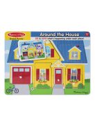  Melissa&Doug, HANGOS PUZZLE, A HÁZ KÖRÜL