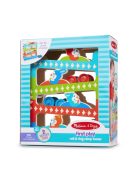 Melissa & Doug  Bébi és tipegő fa cikk-cakk autópálya