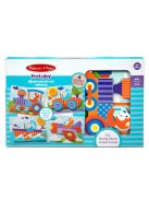 Melissa & Doug Bébi és tipegő fajátékok, Óriás puzzle, Jármüvek