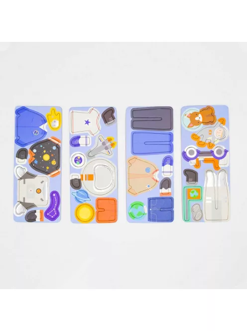 Mágneses puzzle játék, Kalandozás az űrben MierEdu