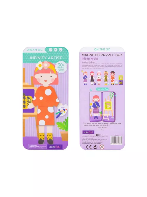 Mágneses puzzle játék, Divatos ruhák MierEdu