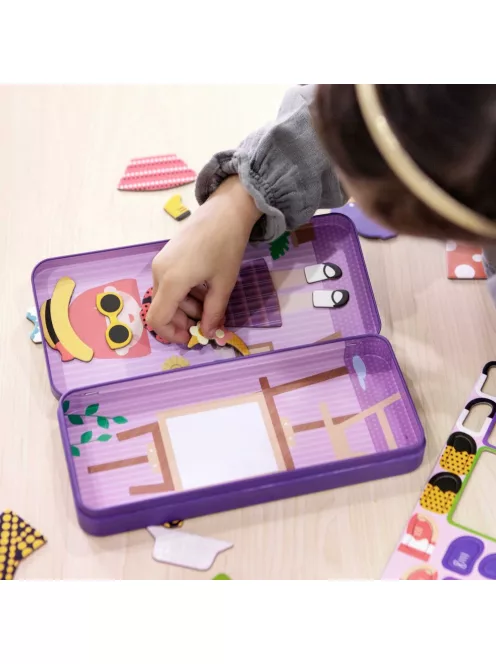 Mágneses puzzle játék, Divatos ruhák MierEdu