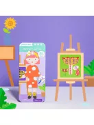 Mágneses puzzle játék, Divatos ruhák MierEdu