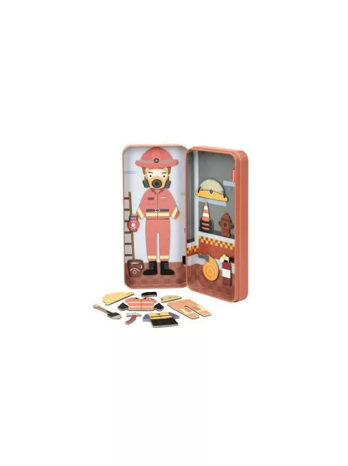 Mágneses puzzle játék, Tűzoltó MierEdu