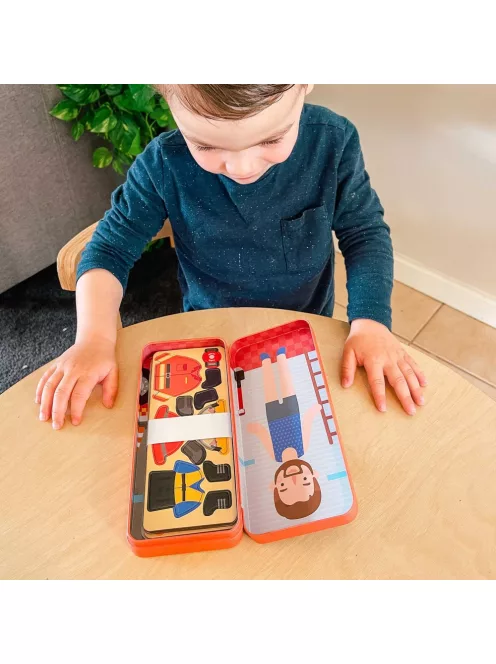Mágneses puzzle játék, Tűzoltó MierEdu