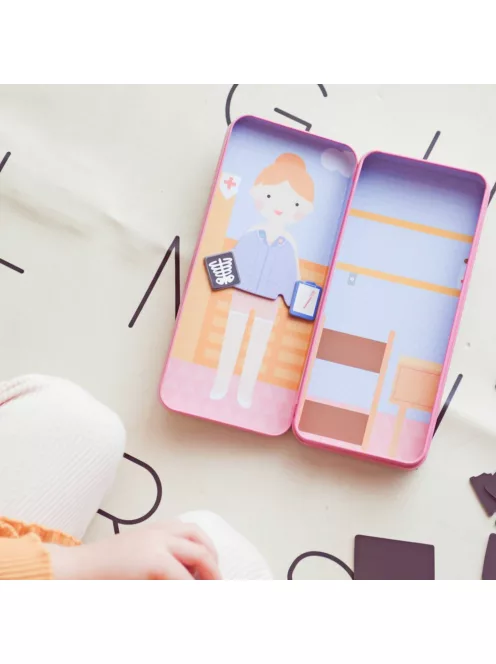 Mágneses puzzle játék, Kórház MierEdu