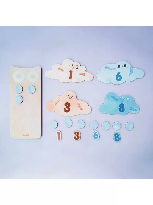 Esőcsepp matematikai mágneses táblajáték, MierEdu