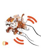Hangot adó 3D állatos puzzle, Tigris MierEdu