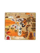 Hangot adó 3D állatos puzzle, Tigris MierEdu