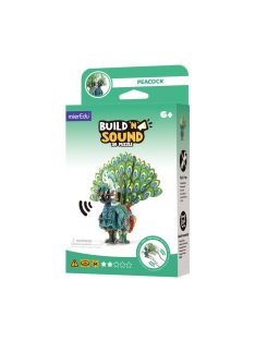 Hangot adó 3D állatos puzzle, Páva MierEdu