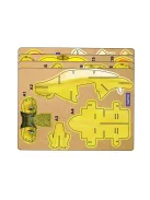 Hangot adó 3D állatos puzzle, Stegosaurus MierEdu