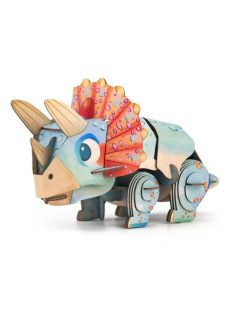 Hangot adó 3D állatos puzzle, Triceratops MierEdu