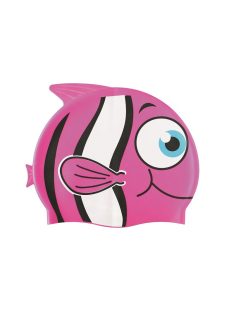 Szilikon gyerek úszósapka, Rózsaszín Nemo Megaform