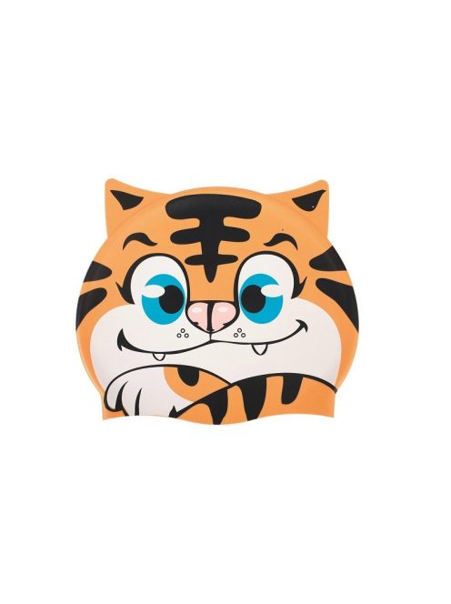 Szilikon gyerek úszósapka, Tigris  Megaform