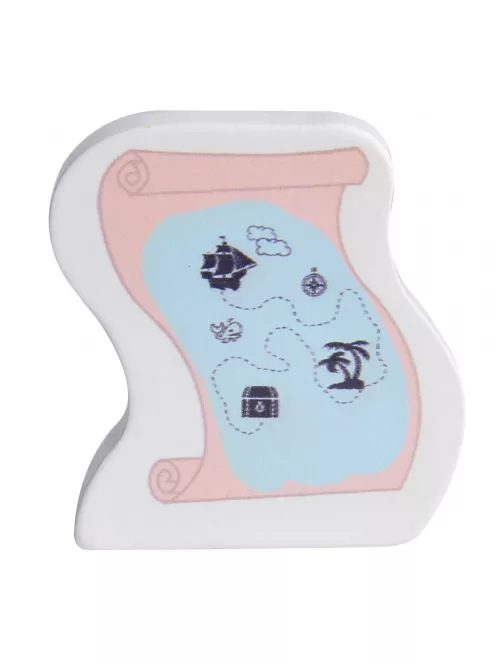 Fa kalózhajó 11 figurával Magni