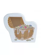 Fa kalózhajó 11 figurával Magni