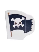 Fa kalózhajó 11 figurával Magni