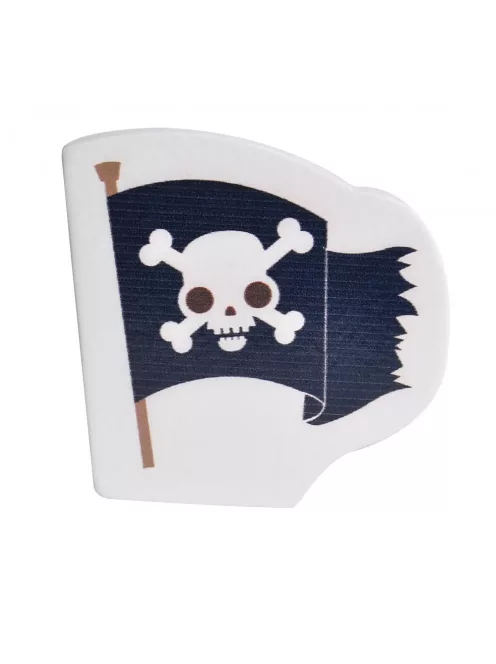 Fa kalózhajó 11 figurával Magni