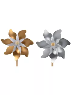 Színes szélforgó arany/ezüst Magni