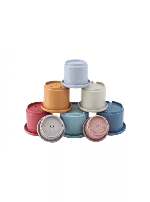 Öko állatfigurás toronyépítő Magni