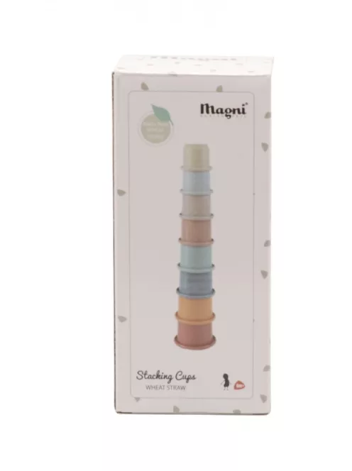 Öko állatfigurás toronyépítő Magni