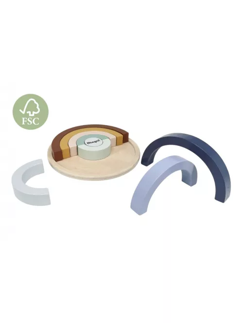 Fa szivárvány építőjáték Magni