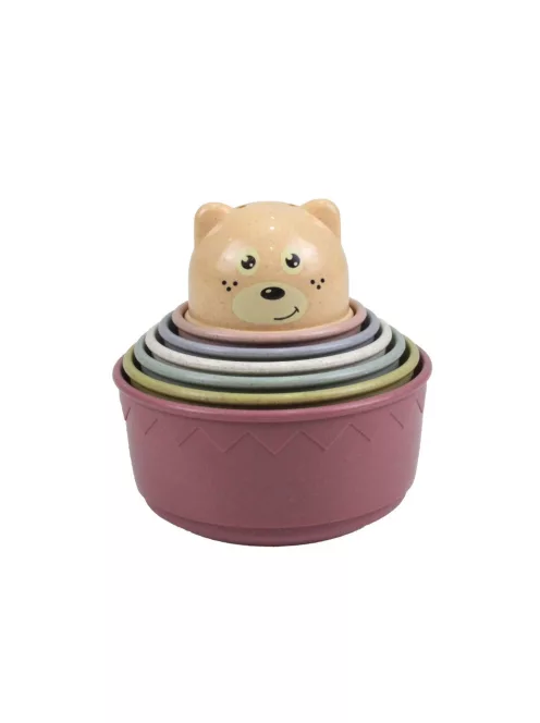 Öko macis toronyépítő játék Magni