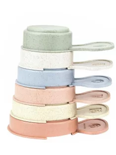   Öko fürdő- és homokozó játék, Toronyépítő csészék Magni